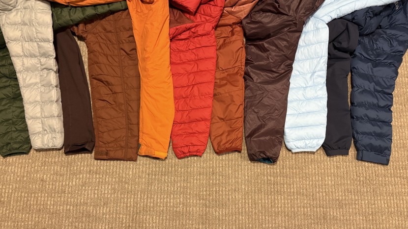 insulated jacket - elastic is the standard on all cuffs, but additional velcro...