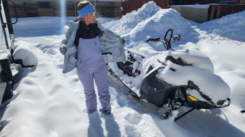 ski pants - the powderbound's cut allows for layering. our tester is wearing...