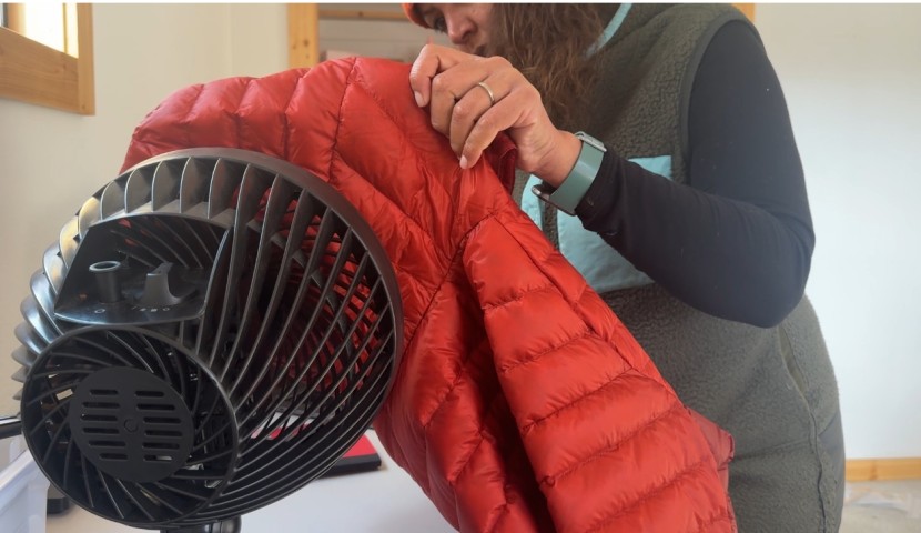 unfortunately, the hood lacks the same interior lining as the rest...