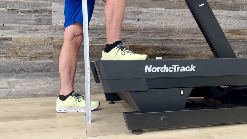 nordictrack x16 treadmill - stepping up 13" to the treadmill deck isn't difficult, but it may...