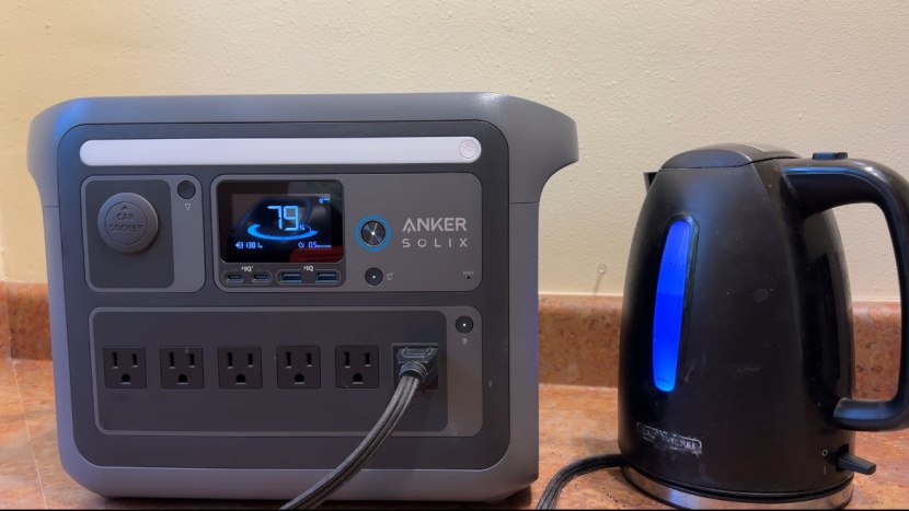 anker solix c1000 - the c1000 works wonderfully with smaller appliances like an electric...