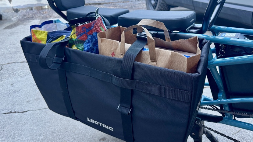 lectric xpedition 2.0 - with the xl panniers, you can easily carry four full bags of...