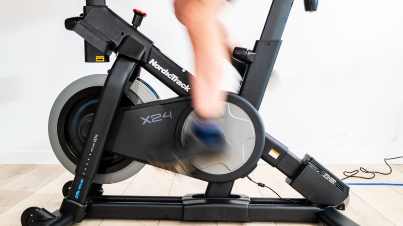 exercise bike - a well-designed interface allows you to focus on your workout, not...