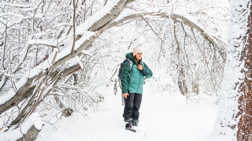 down jacket womens - in cold conditions, we were happy to have the warmth of the rab...