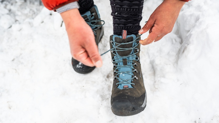 winter boots - right at home on slippery, uneven terrain, the keen revel iv...