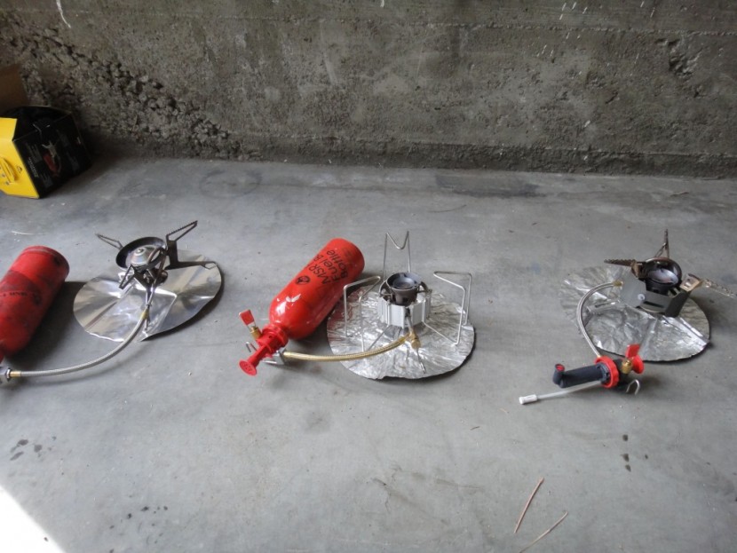 backpacking stove - simply adding foil to one of these remote canister systems will...