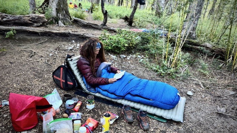 sleeping bag womens - open bivies don't get much more comfortable than this, the egret...