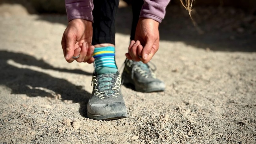 la sportiva tx4 evo for women - the nubuck leather construction, new beefy toe cap, and wrap around...