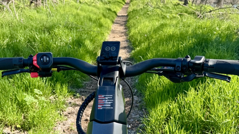 segway xafari - the cockpit layout is unlike any other bike we've tested and that's...