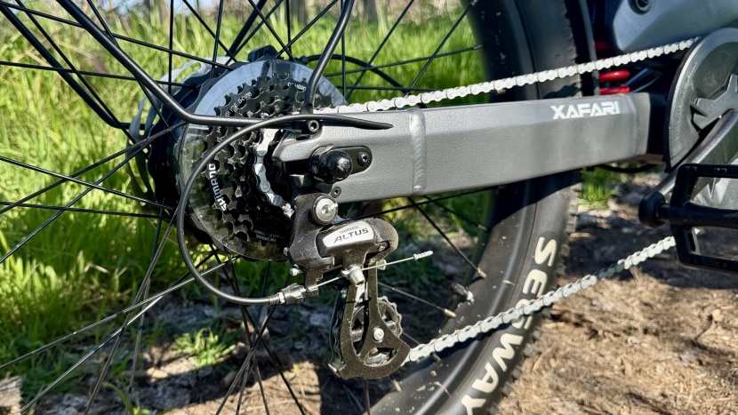 segway xafari - the altus 8-speed drivetrain isn't fancy but sufficient, while the...