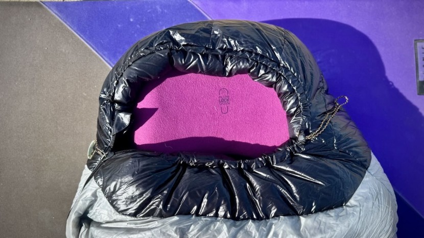 the larger hood easily accommodates our backpacking pillow with room...