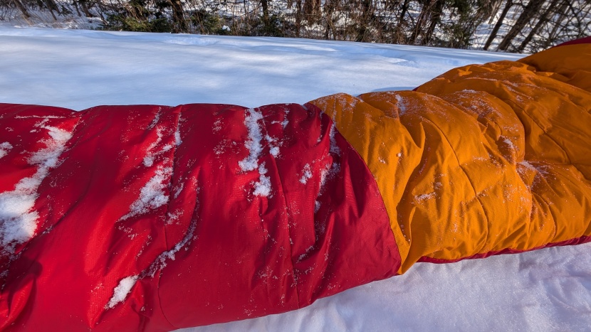 the stitching on the snowbunting is very hard to see.