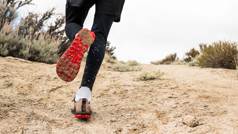 while not a speed-focused shoe, the confidence-inspiring trail feel...