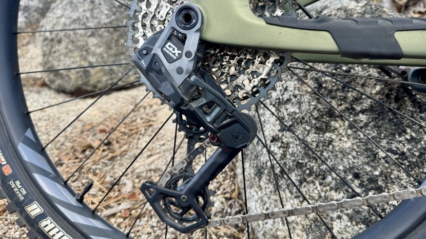 ibis ripmo v3 gx axs - perfect shifting under load helps the ripmo ascend.