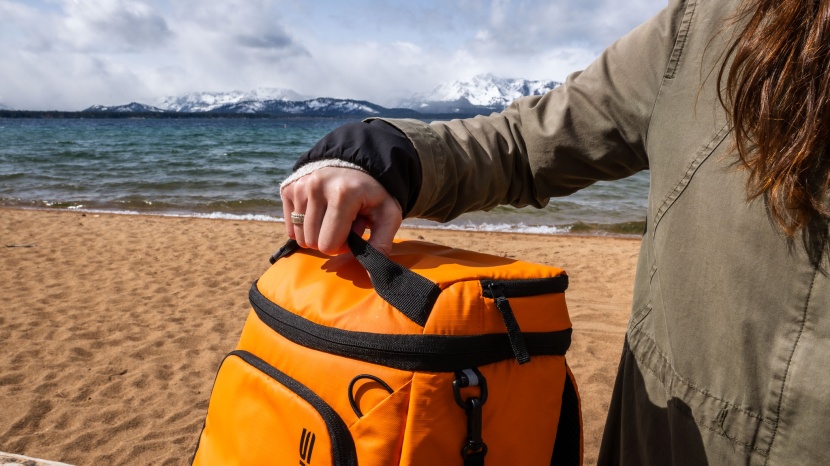 soft cooler - the sparter backpack has two carry handles on the top in addtion to...
