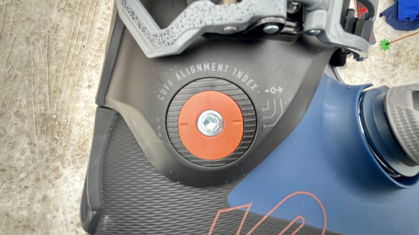 the k2 recon 110 boa has three degrees of forward lean adjustability.