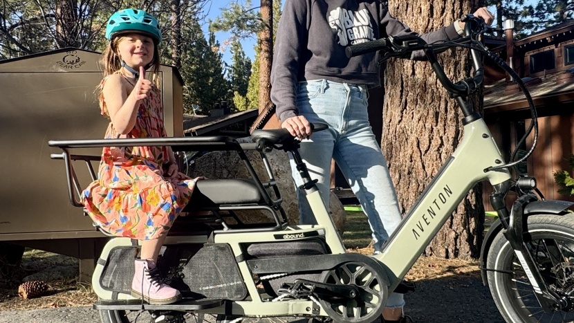 aventon abound lr - the whole family finds the cargo bike more enjoyable and convenient...