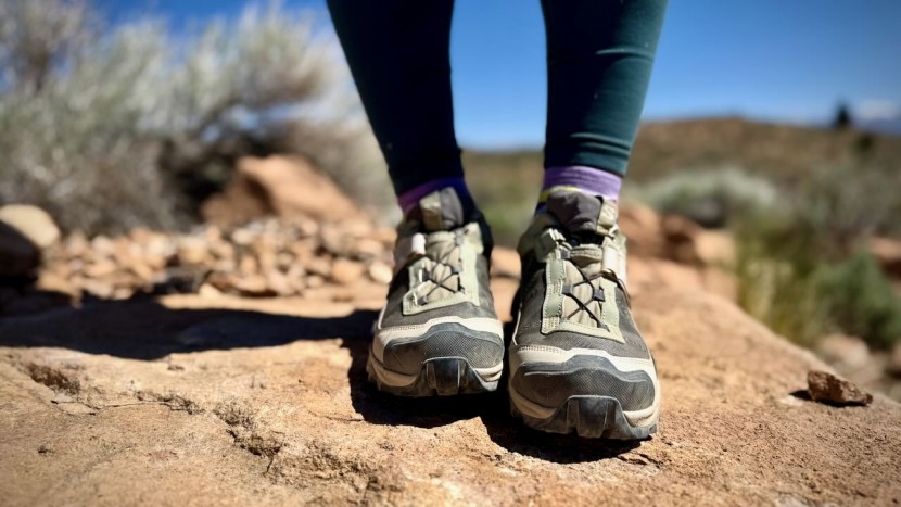 the unique lacing system secures the ankle in place and tucks into...