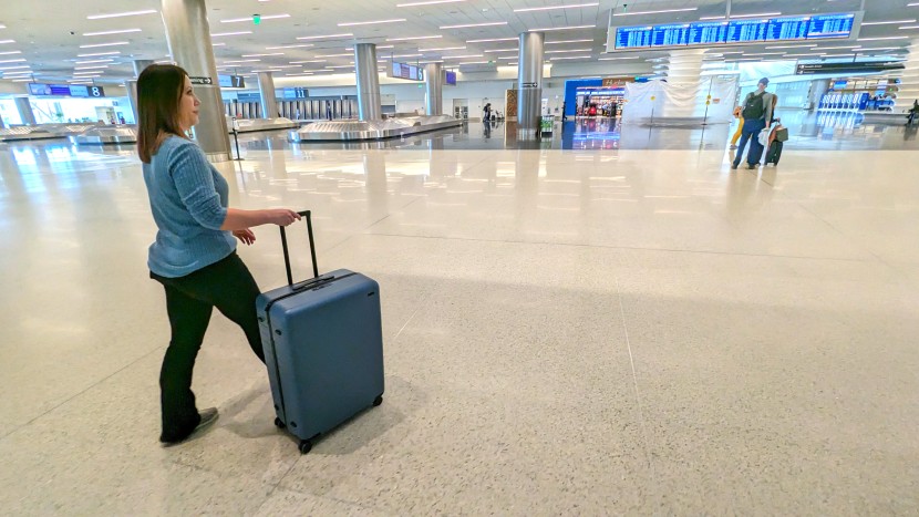 the carry on and the large from away make a great pair for longer...