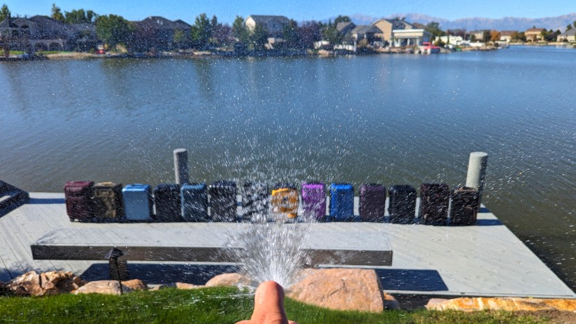 housing down our lineup of carry-ons.