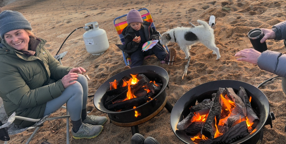 Best Fire Pit Review (There is no visible smoke from the Outland propane fireplaces.)