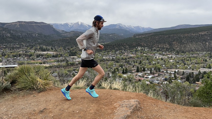 trail running shoes men - the ultraventure 4 is comfortable for trail runs and all-day hikes.