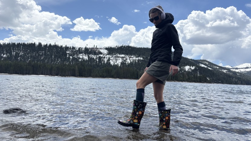 we tested each boot in the lake to ensure no water seeped in.