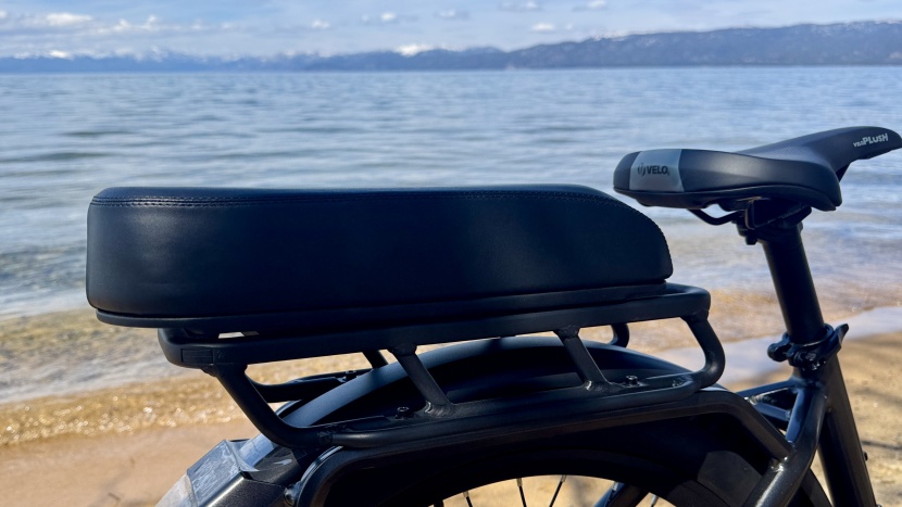 with a rack that can carry 150 pounds, you might be able to use the...