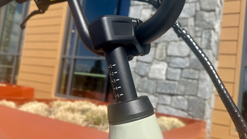 5.5" of height adjustment allows for a custom fit.