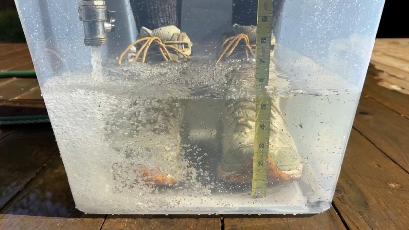 hoka kaha 3 gtx - we test each boot's waterproof effectiveness, including its flood...