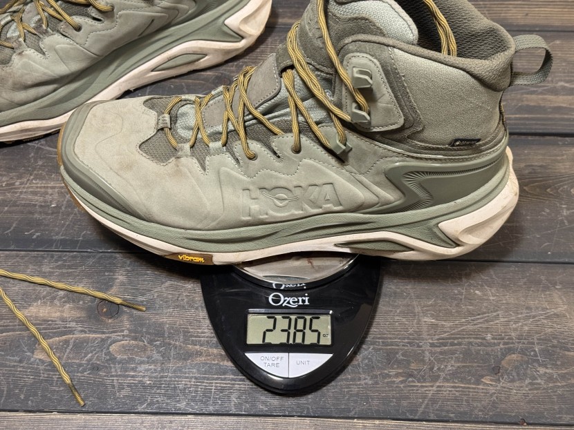 hoka kaha 3 gtx - we weigh each boot to confirm the manufacturer's reported weight...