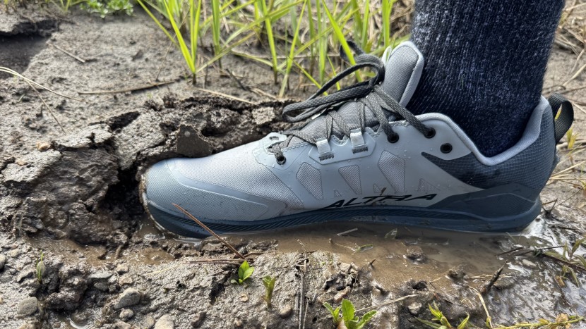 hiking shoes - waterproofing can help keep your socks clean from mud too.