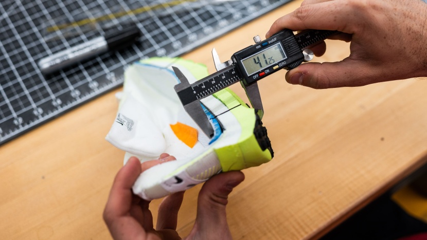 the vomero cushioning gently pushes up forward for energy to keep...