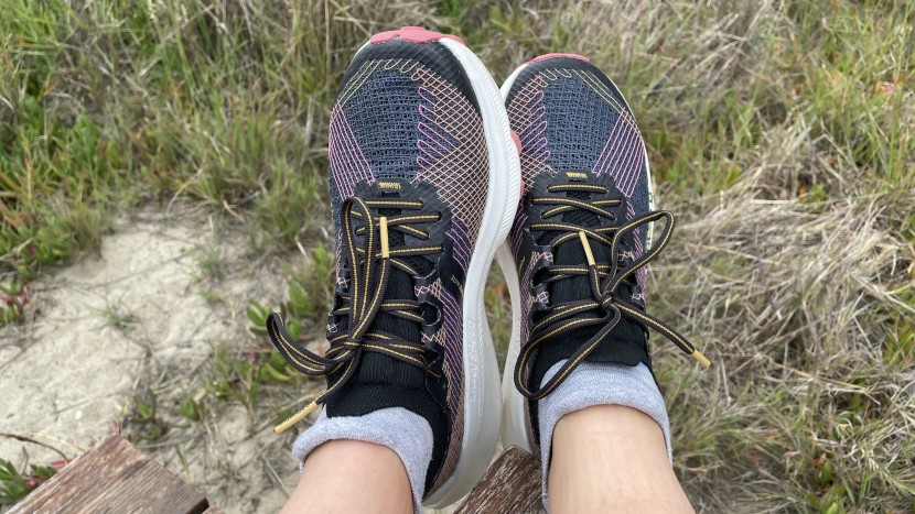 with a snug upper and aggressive traction, this shoe excels on...