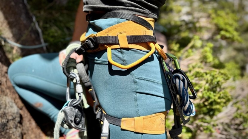 climbing harness womens - the arc'teryx ar-385a has a comfortable and supportive design with...