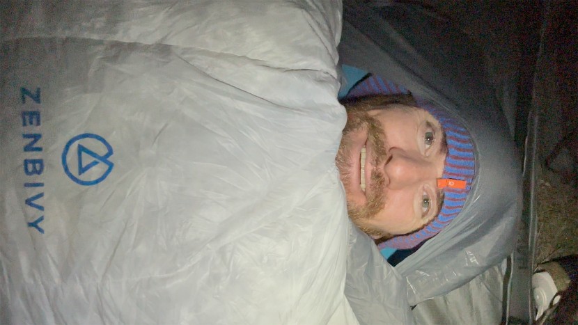 ultralight sleeping bag - the zenbivy fits more like a conventional bedsheet, rather than...