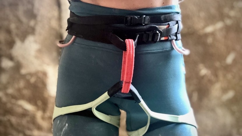 climbing harness womens - most harnesses that feature a women's specific fit will rest just...