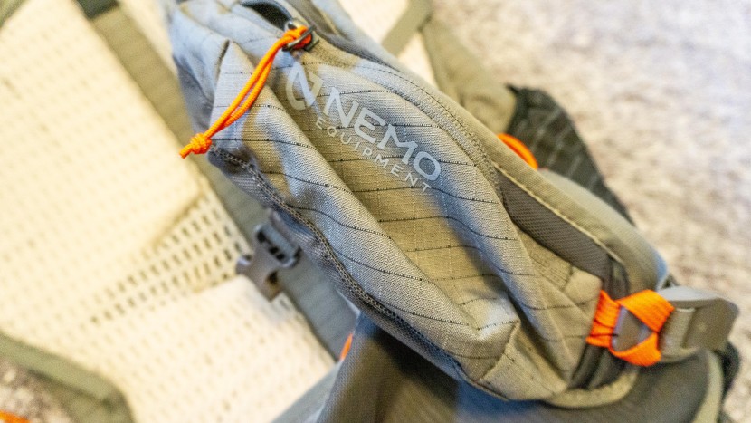 we loved the storage space of the shoulder straps.