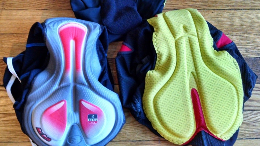 paneled chamois like the two shown above enable the padding to...