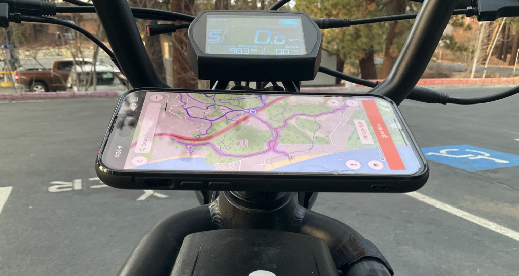 bike phone mount - the sincetop lets us center our phone right where we want it: not...