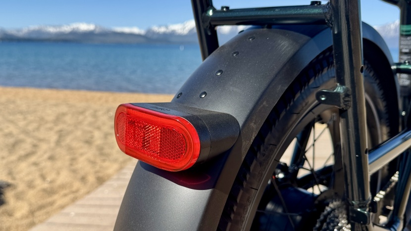 not just a tail light but a radar-equipped, traffic warning device.