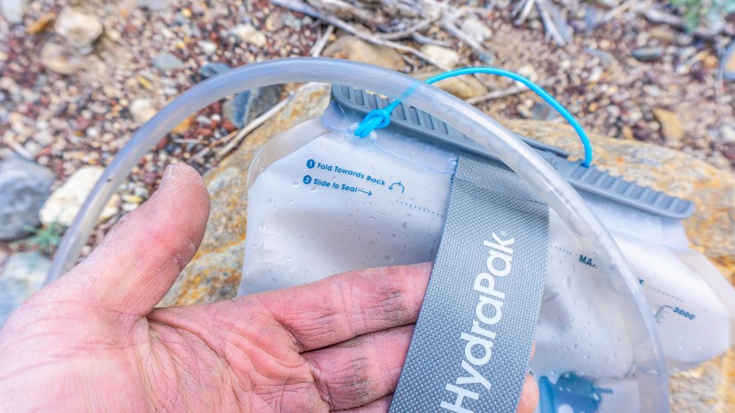 hydrapak contour - the rubberized handle was useful and supple. some of the competition...