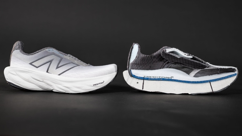 new balance fresh foam x 1080 v14 for women - cutting open the shoes perfectly illustrated what we discovered in...
