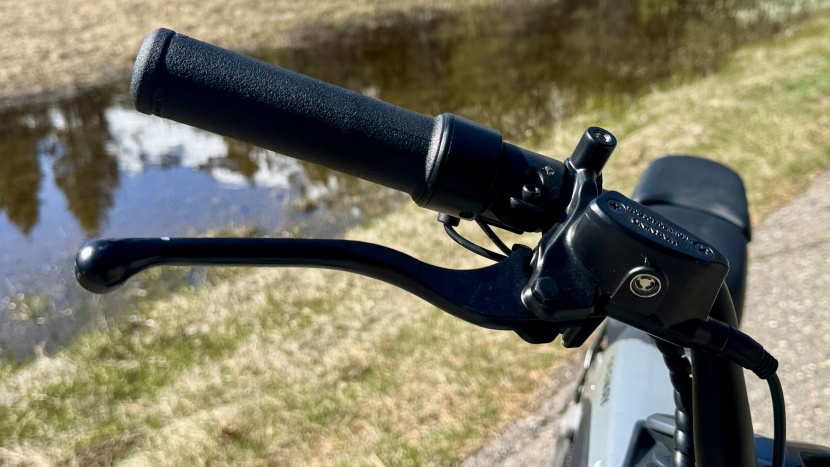 no shortage of power from the braking system.