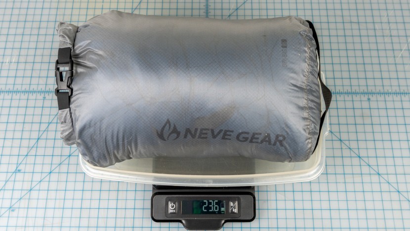 pad straps, stuff sack, and quilt come to a total of 23.6 ounces for...