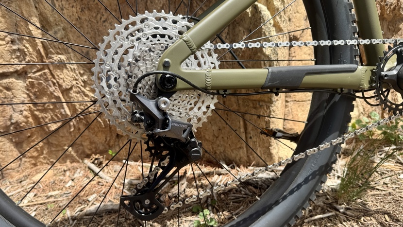 co-op cycles drt 1.3 - a shimano deore 12-speed drivetrain provides 510% gear range for...