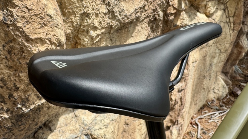 the co-op steel rail saddle features an ergonomic channel, but is...