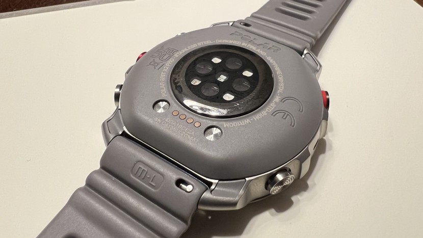 polar grit x2 pro - the unit features a magnetic charging port so if you're thinking...