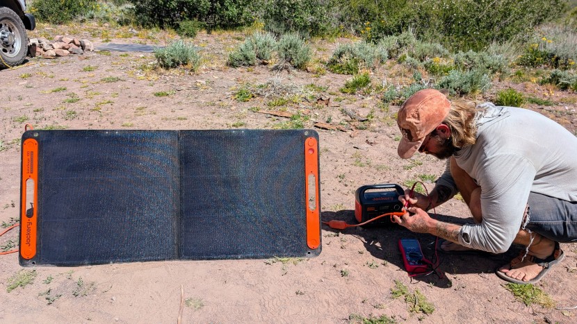 jackery solarsaga 100 - the solarsaga 100 is impressively efficient at collecting the sun's...