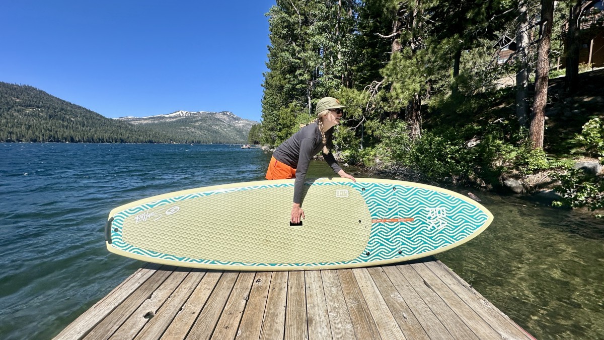 Surftech Catalyst Tuflite V-Tech Review (This board is so light and easy to transport that our testers felt find transporting it to some funky put-ins.)